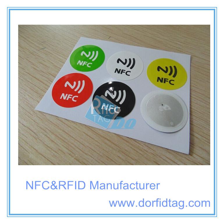 Dia 25MM Printable Ntag213 NFC tag D.O RFID TAG company